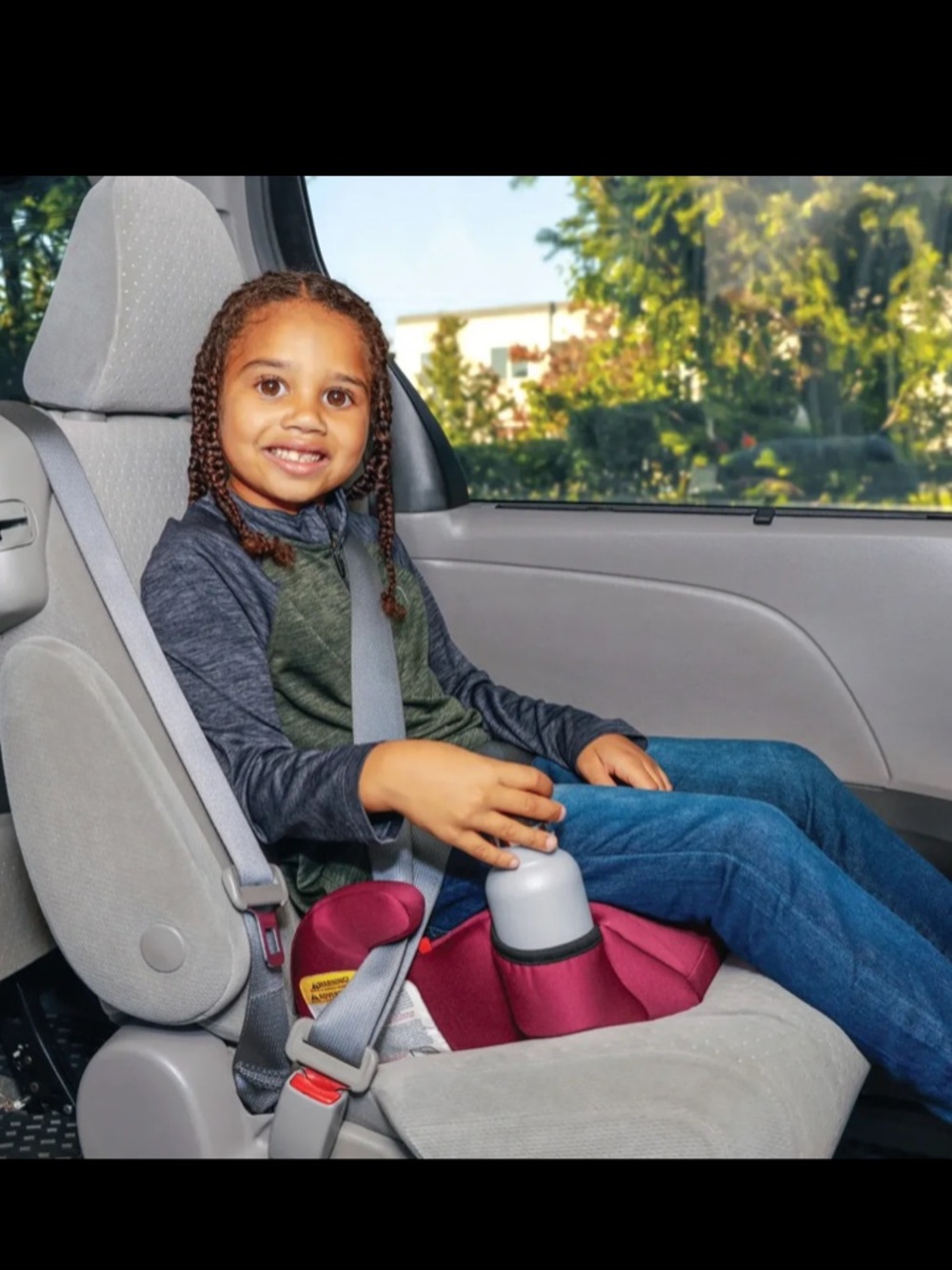 Diono Solana Backless Booster Seat - Pink - NIB